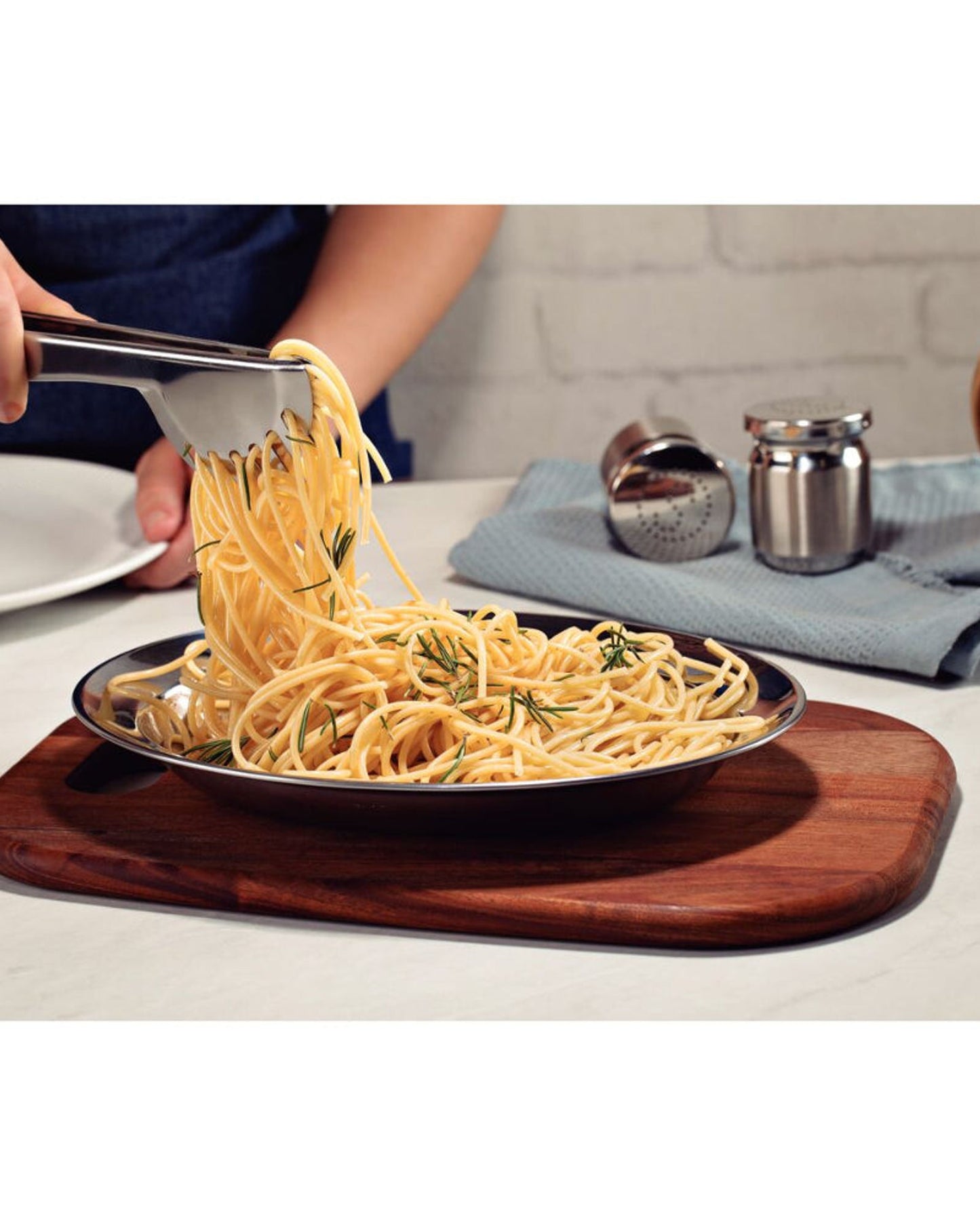 Tramontina Utility Stainless Steel Pasta Tongs