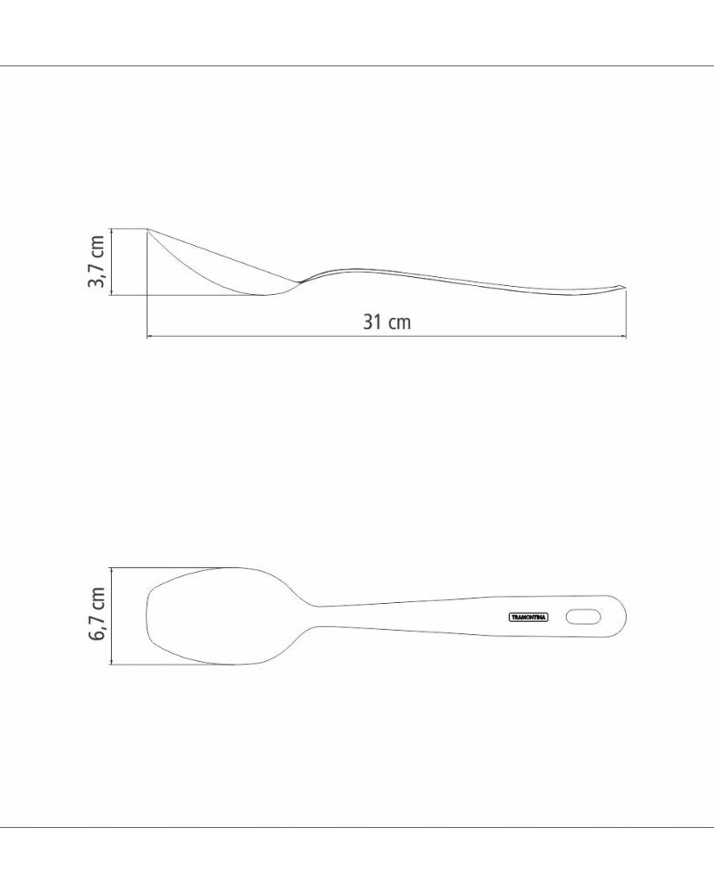 Tramontina Extrata Stainless Steel Rice Serving Spoon