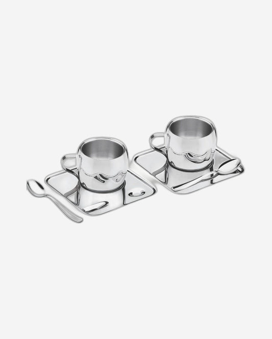 Tramontina Brazil  6-Pieces Shiny Stainless Steel Tea and Coffee Set