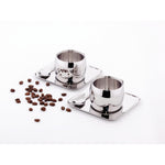 Tramontina Brazil  6-Pieces Shiny Stainless Steel Tea and Coffee Set