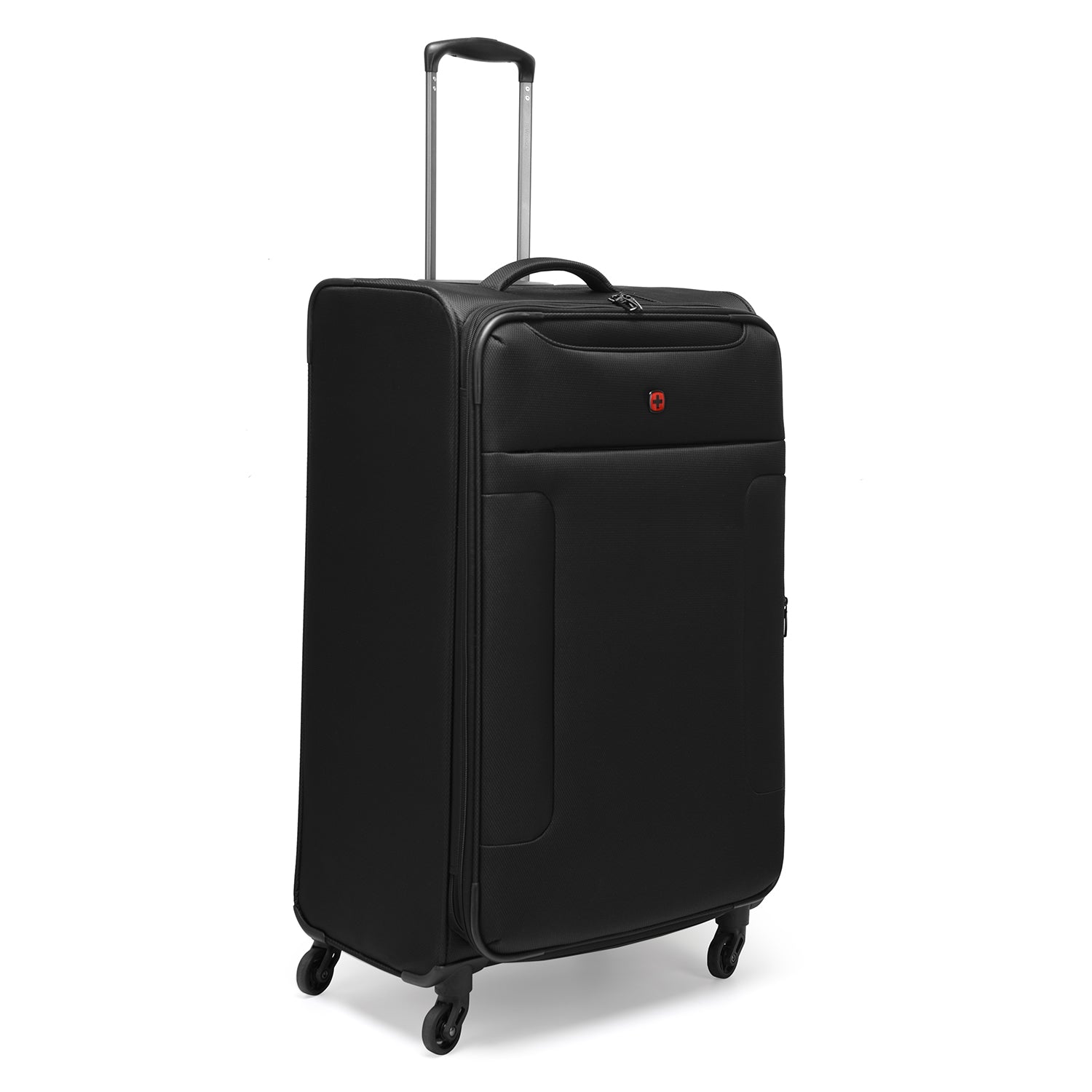 Wenger Eazy 54+68+80cm Softcase Expandable Luggage Trolley Set Of 3 - Black