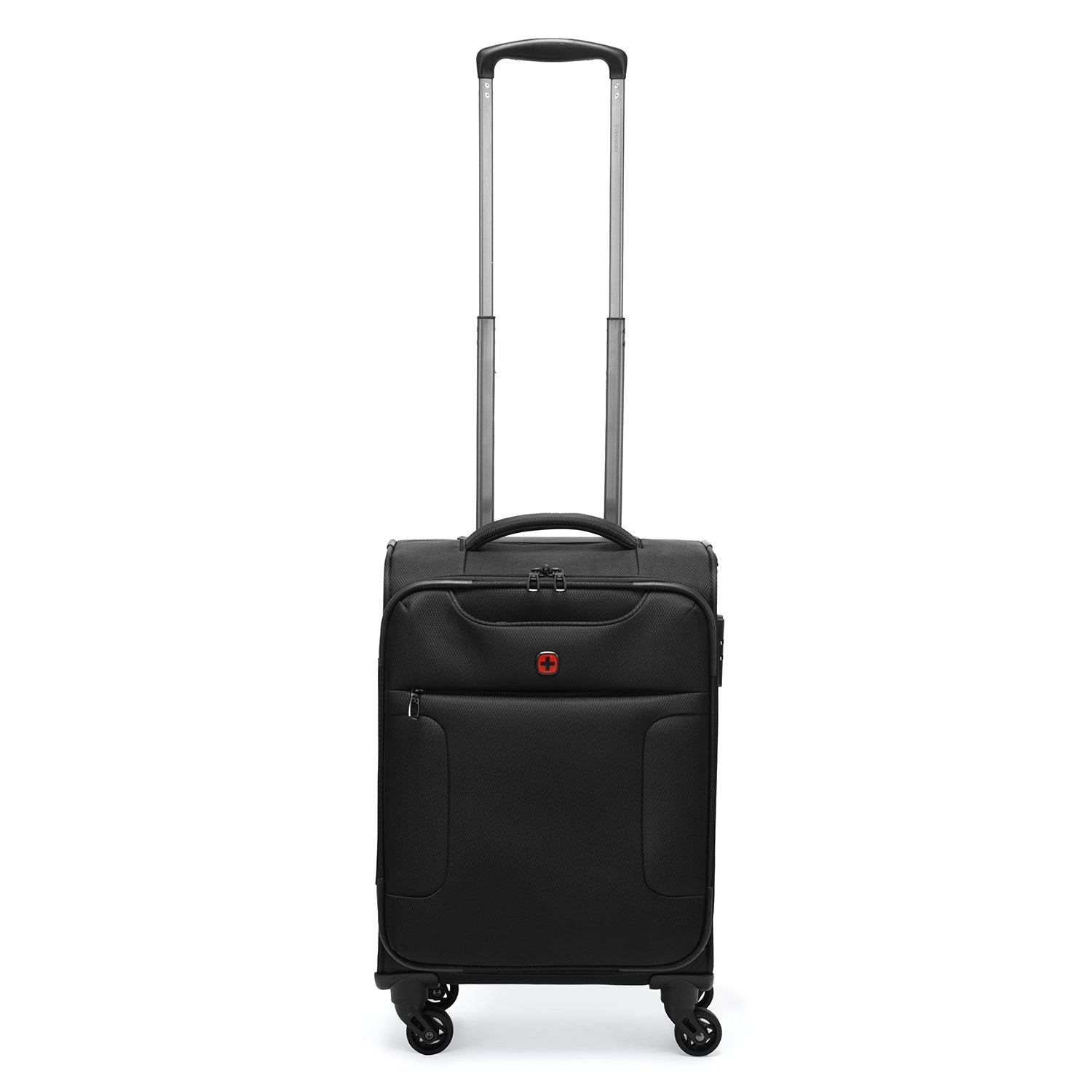 Wenger Eazy 54+68+80cm Softcase Expandable Luggage Trolley Set Of 3 - Black