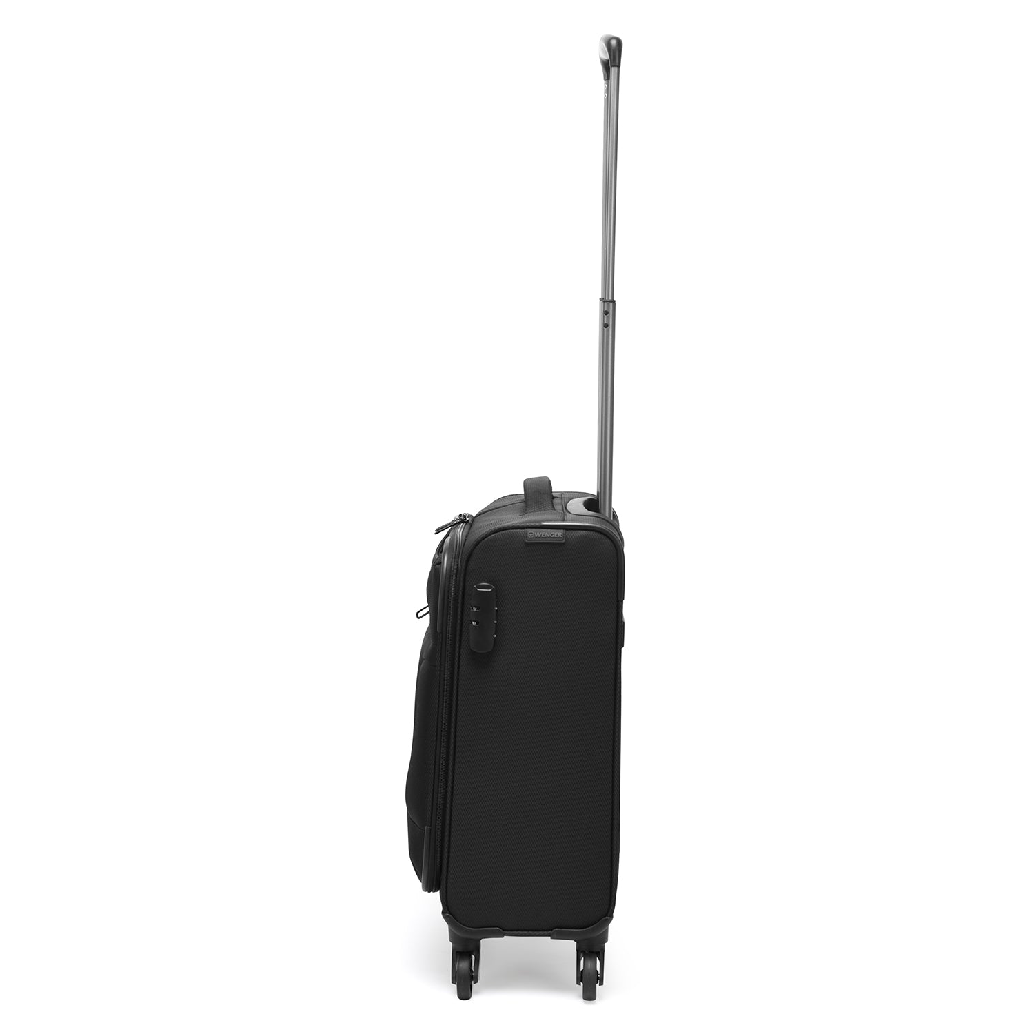 Wenger Eazy 54+68+80cm Softcase Expandable Luggage Trolley Set Of 3 - Black