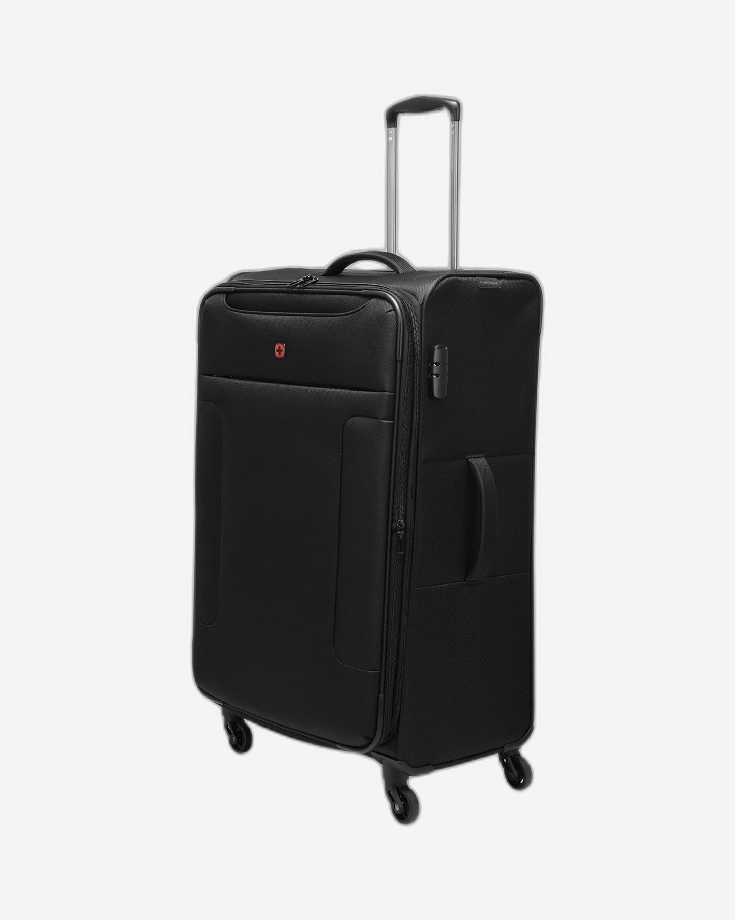 Wenger Eazy 54+68+80cm Softcase Expandable Luggage Trolley Set Of 3 - Black