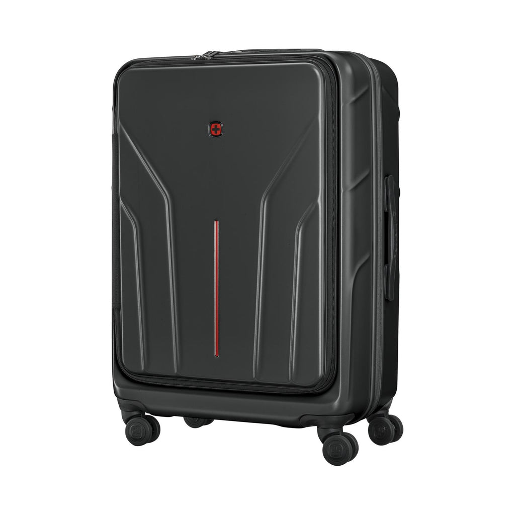 Wenger Koffer Oryson - 4-Rollen-Trolley 65 Cm Erw. (black/red), 4 Rollen Rollen