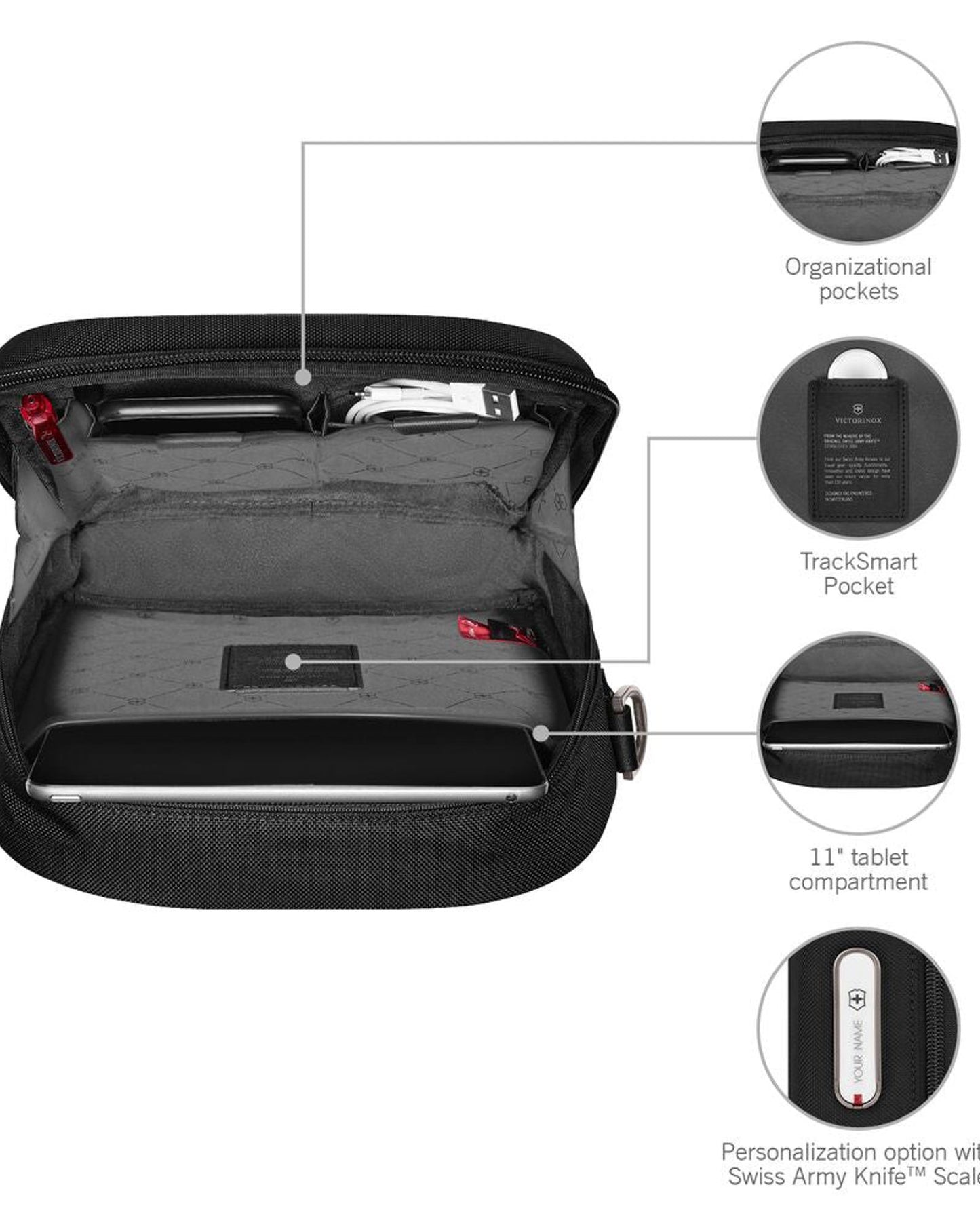 Victorinox Mythic Crossbody Bag Black