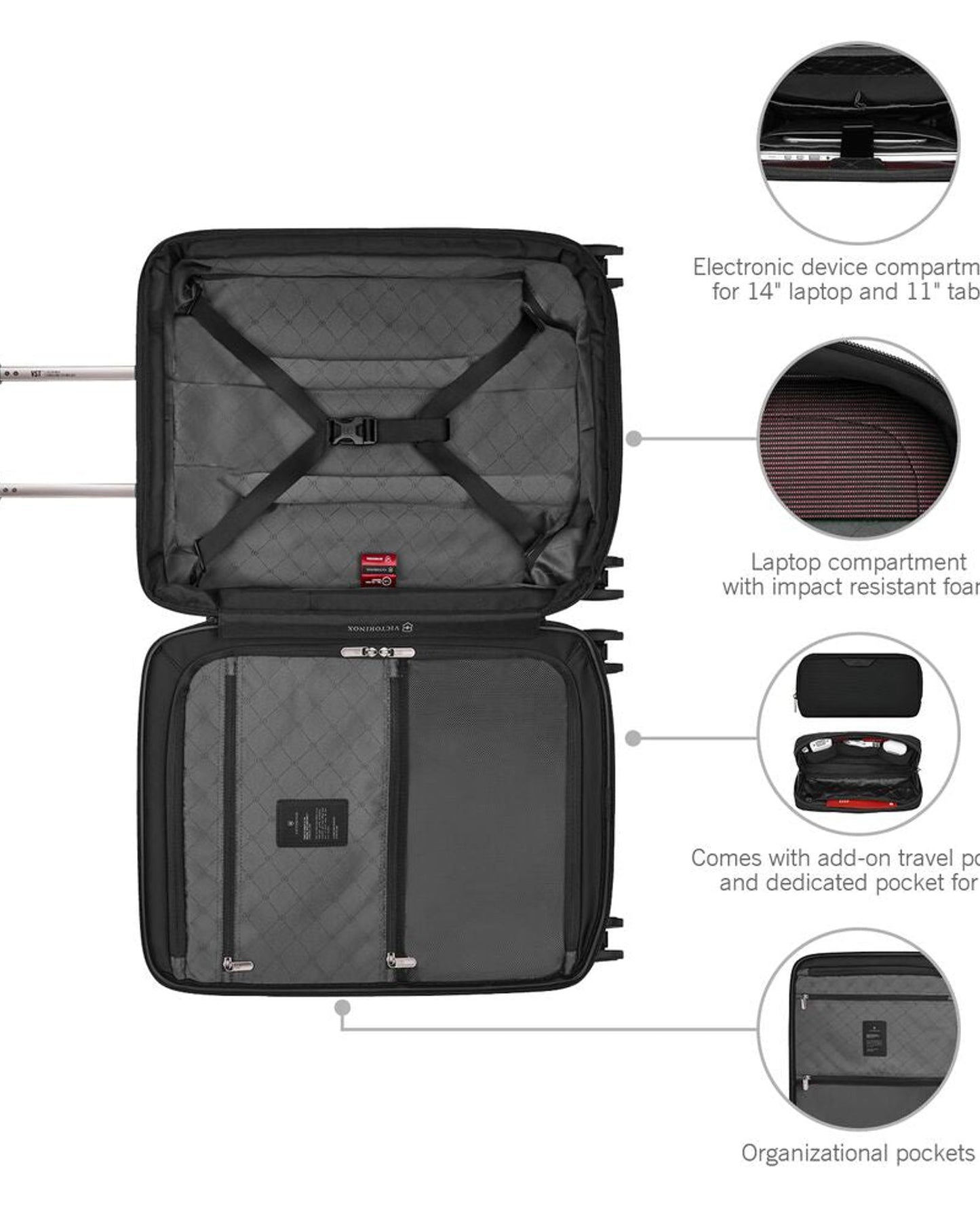 Victorinox Mythic Global Carry On Black