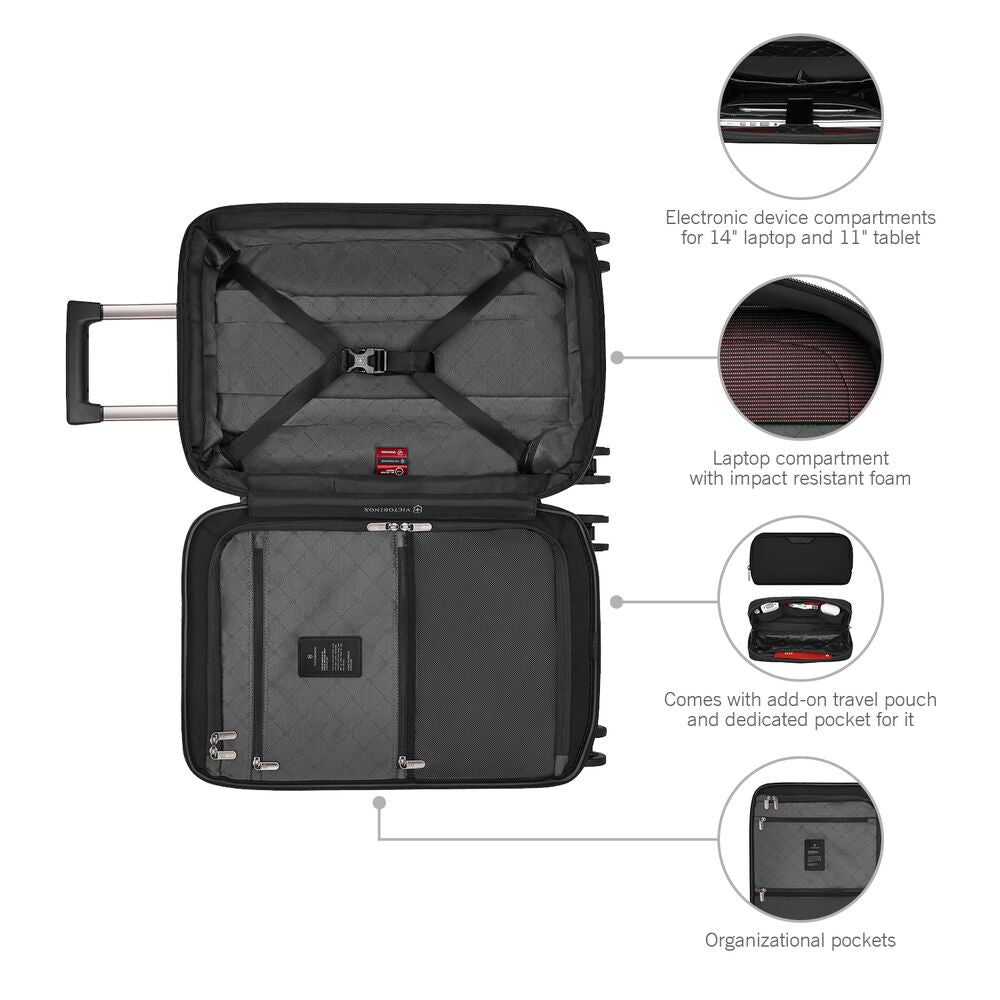 Victorinox Mythic Freqeuent Flyer Carry On Black