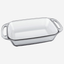 Marinex Rectangular Glass Roaster with Handles, Heat-Resistant, Oven-Safe, 2.7L