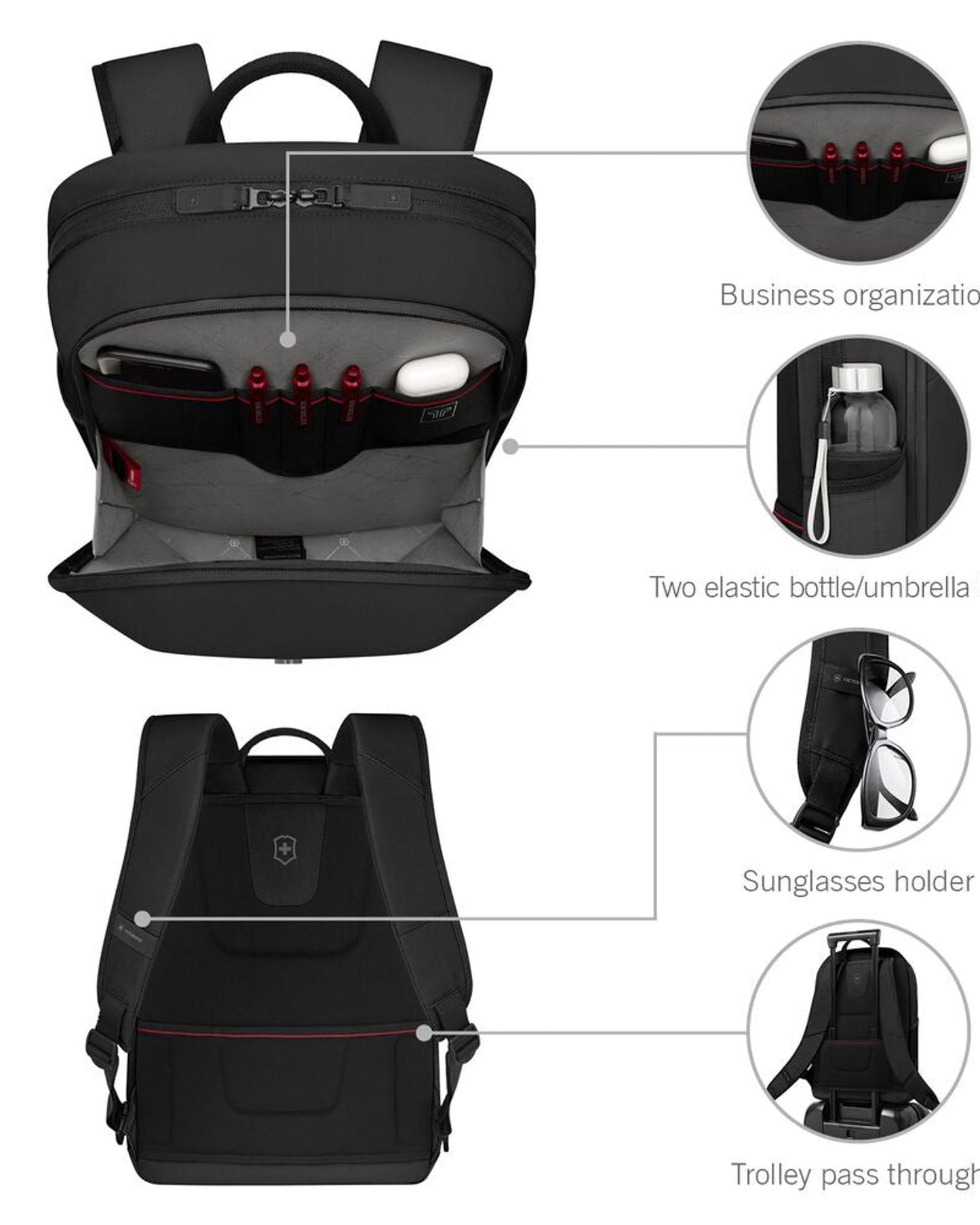 Victorinox Altmont Modern Compact Backpack Black