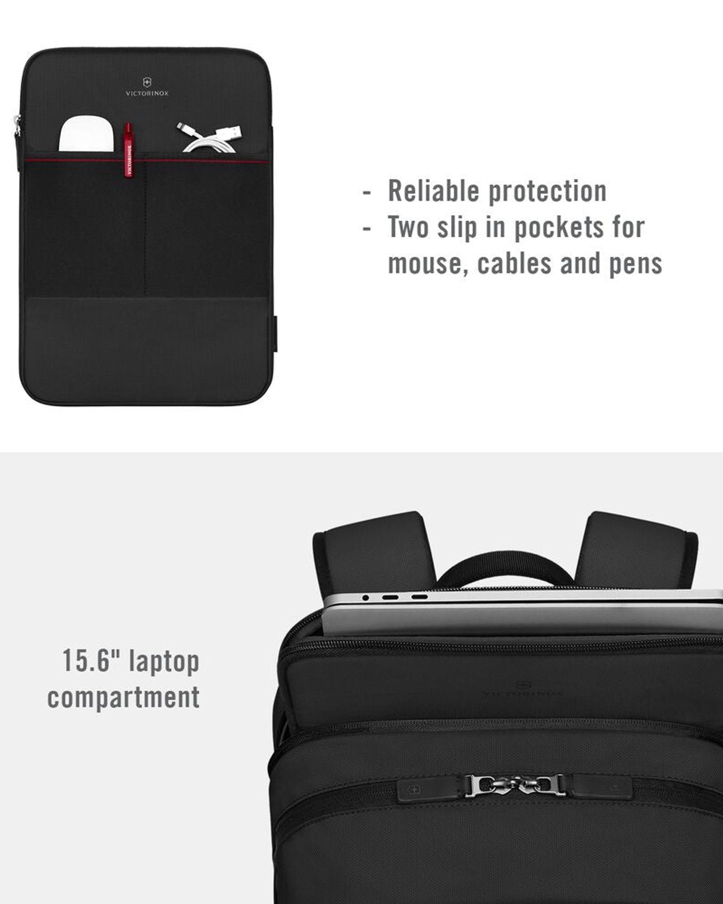 Victorinox Altmont Modern Deluxe Backpack  Black