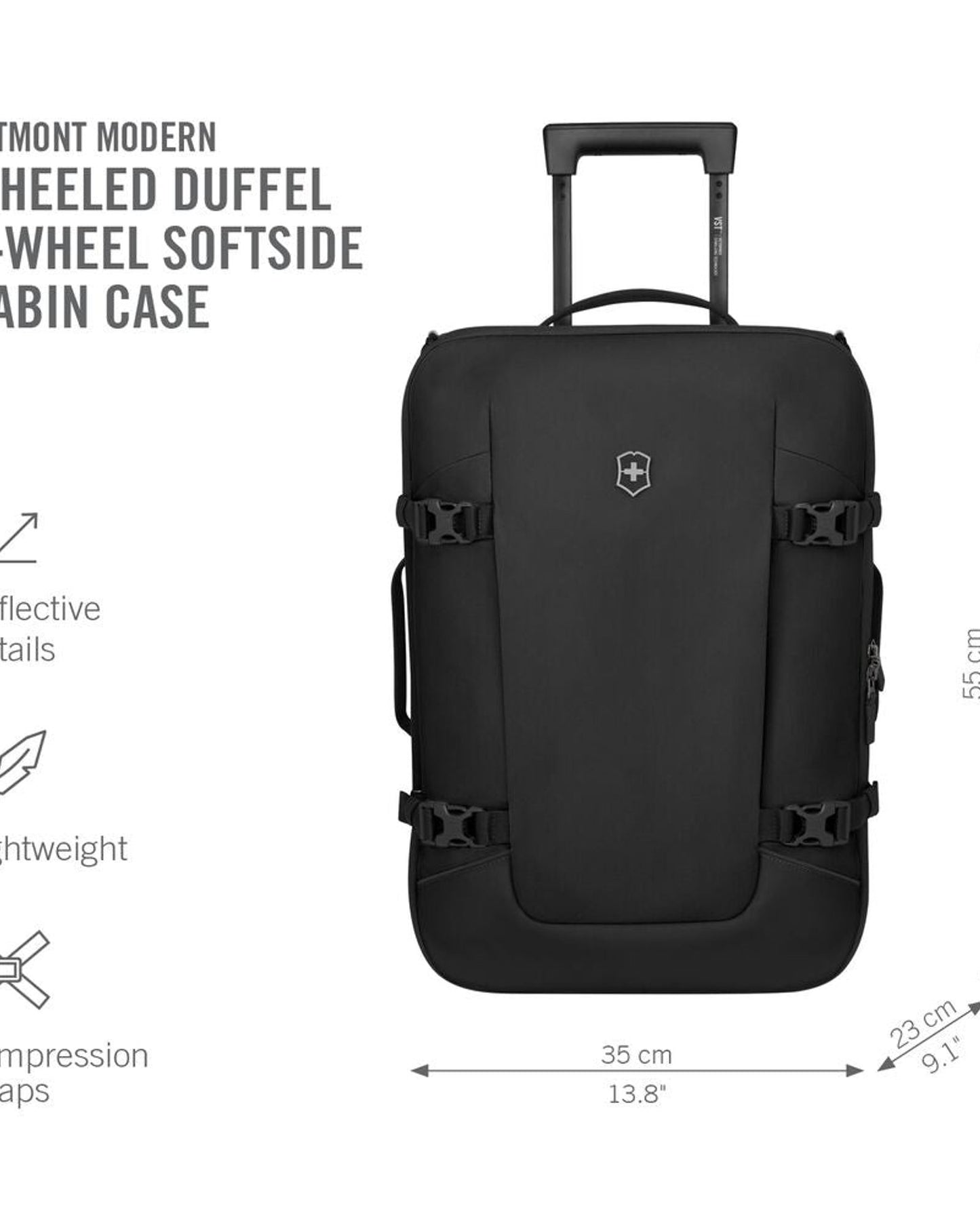 Victorinox Altmont Modern  Wheeled Duffle Black