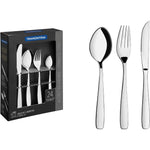 Tramontina Brazil  Amazona 24 Pieces Stainless Steel Flatware Set with Steak Knife and High Gloss Finish