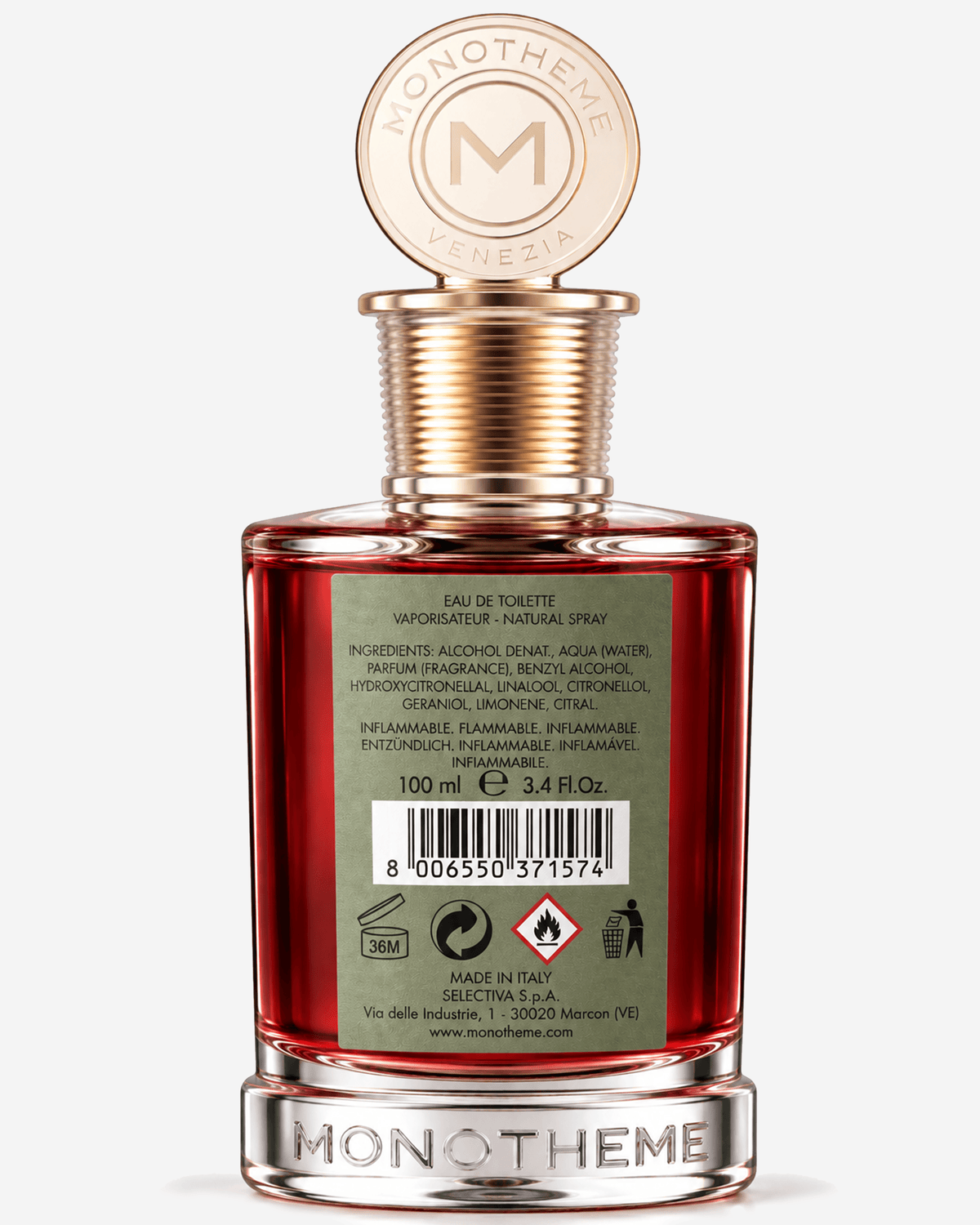 Monotheme Wild Strawberry Eau De Toilette Vaporisateur Puor Femme 100 Ml