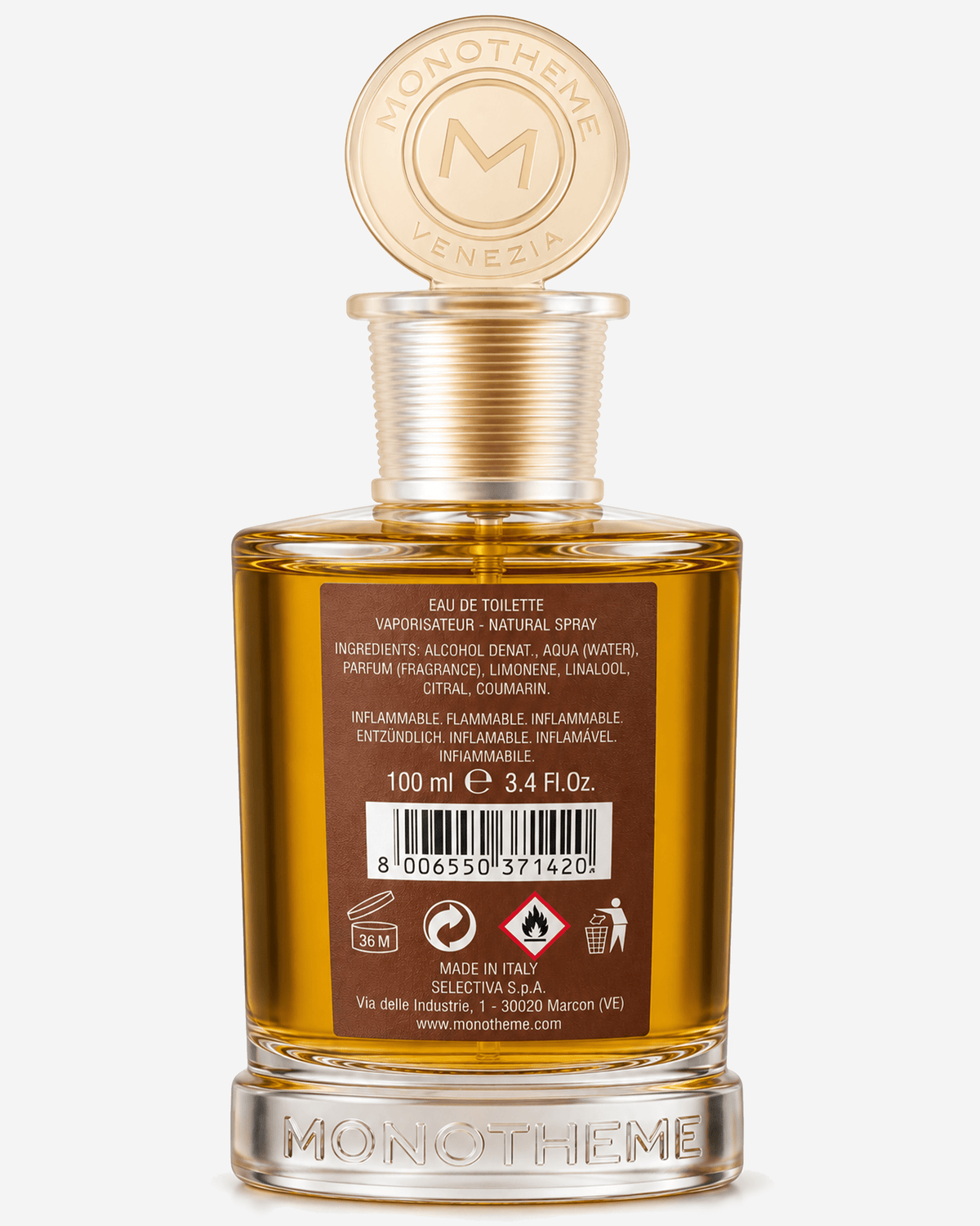 Monotheme Black Oud Eau De Parfum Vaporisateur 100 Ml