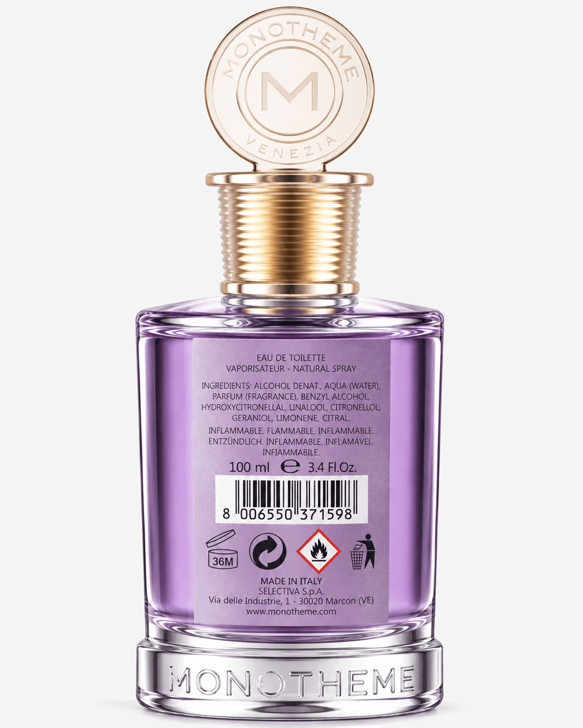 Monotheme Wisteria Eau De Toilette Vaporisateur Puor Femme 100 Ml