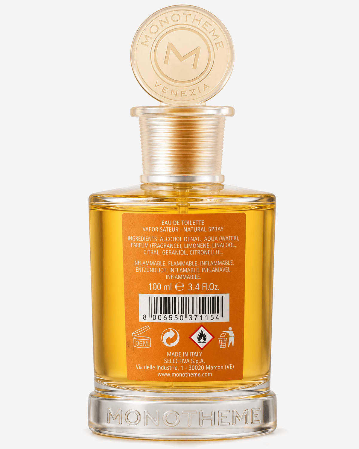 Monotheme Agrumi Di Sicilia Eau De Toilette Vaporisateur Unisex 100 Ml
