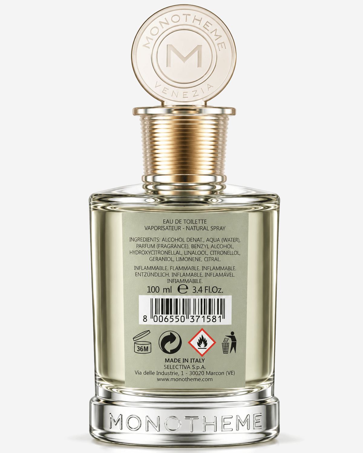 Monotheme White Musk Eau De Toilette Vaporisateur Pour Femme 100 Ml