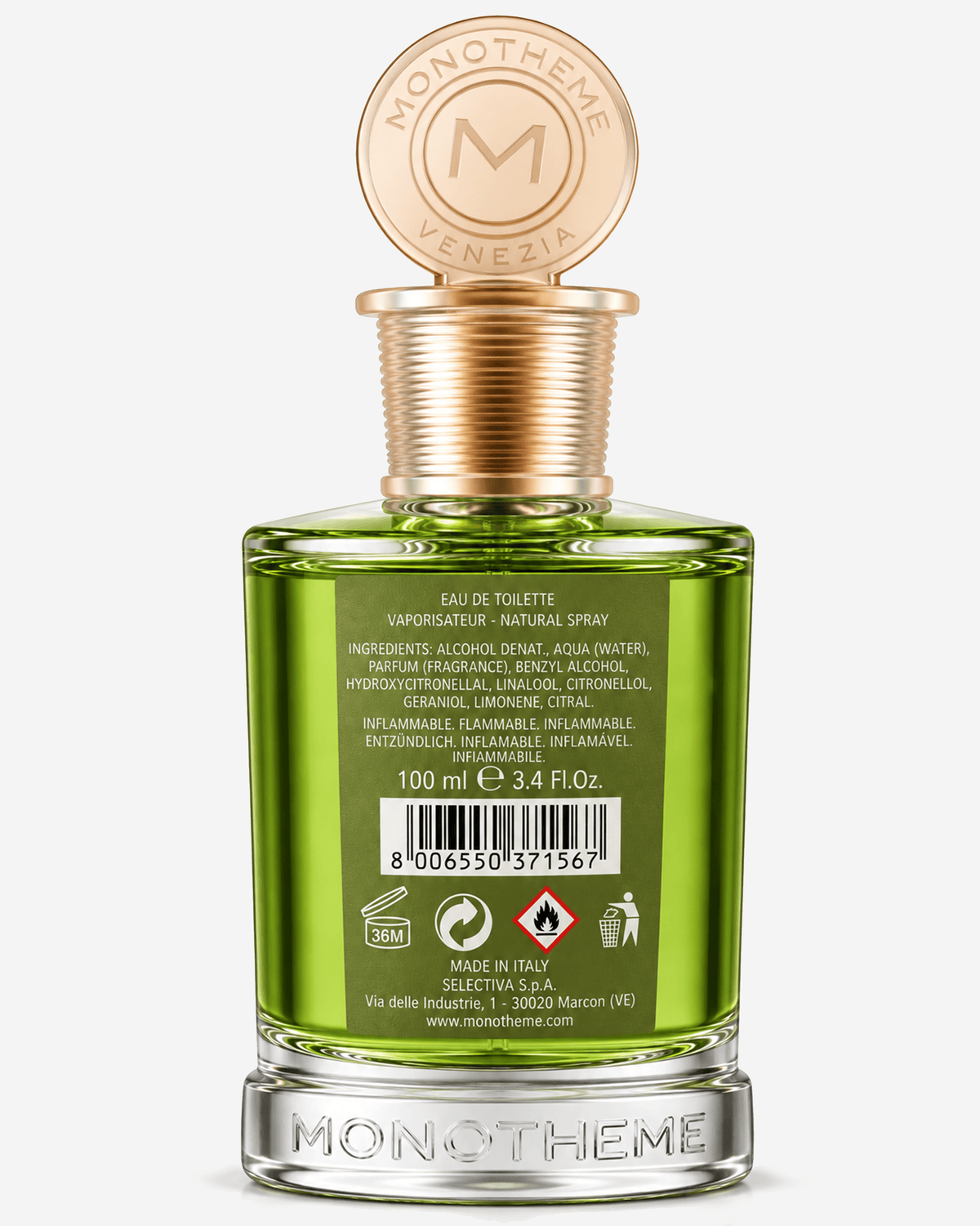 Monotheme Patchouly Leaves Eau De Toilette Vaporisateur Pour Homme 100 Ml