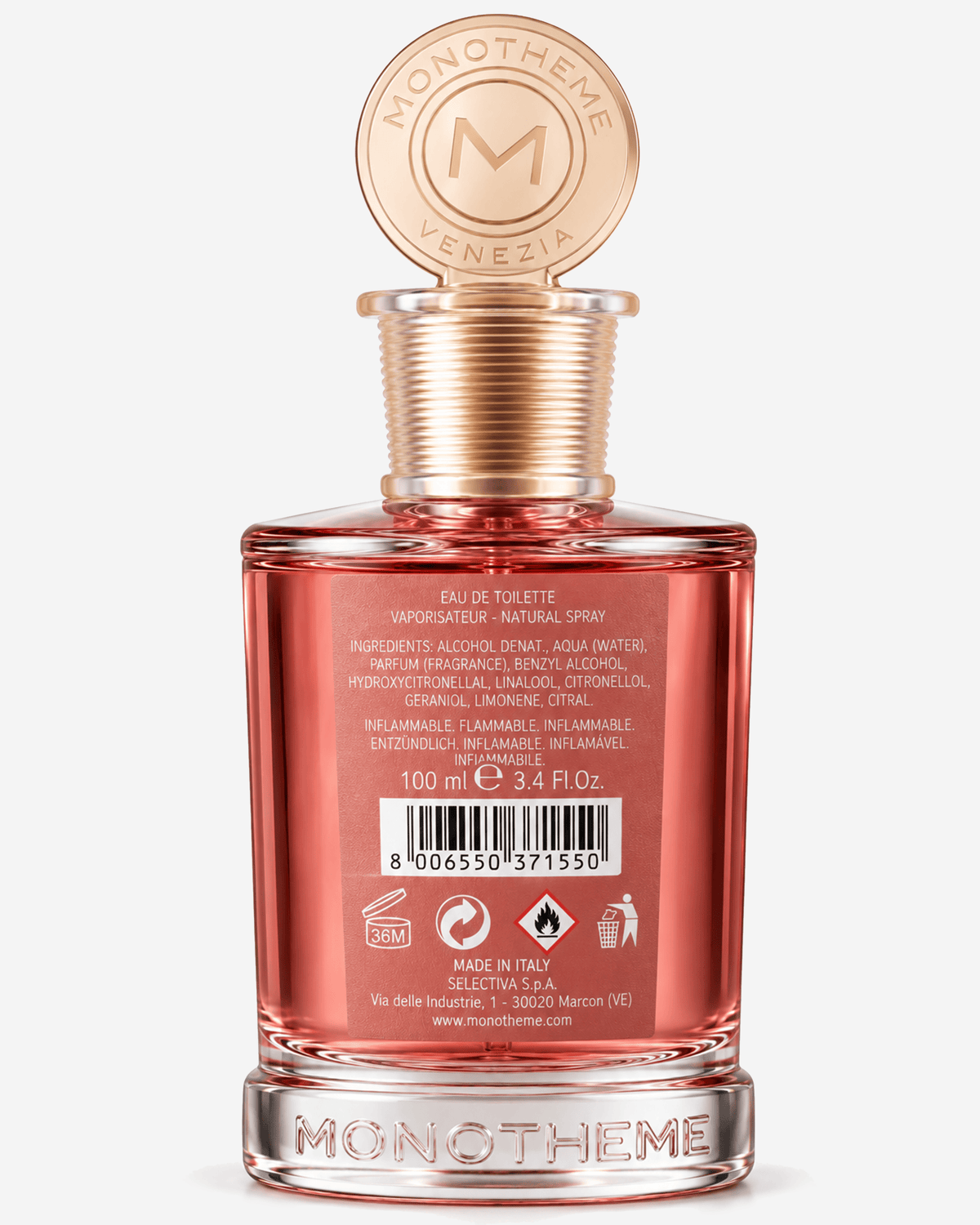 Monotheme Monoi Eau De Toilette Vaporisateur Pour Femme 100 Ml