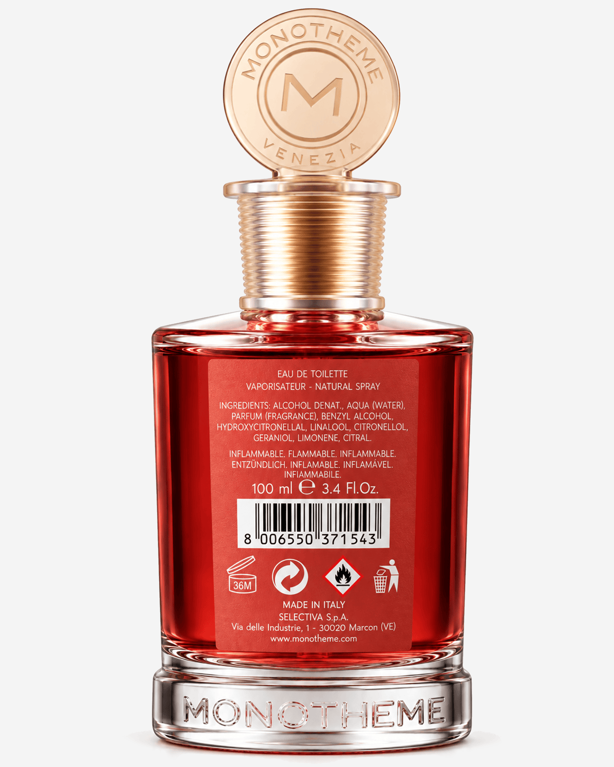 Monotheme Pomegranate Eau De Toilette Vaporisateur Pour Femme 100 Ml