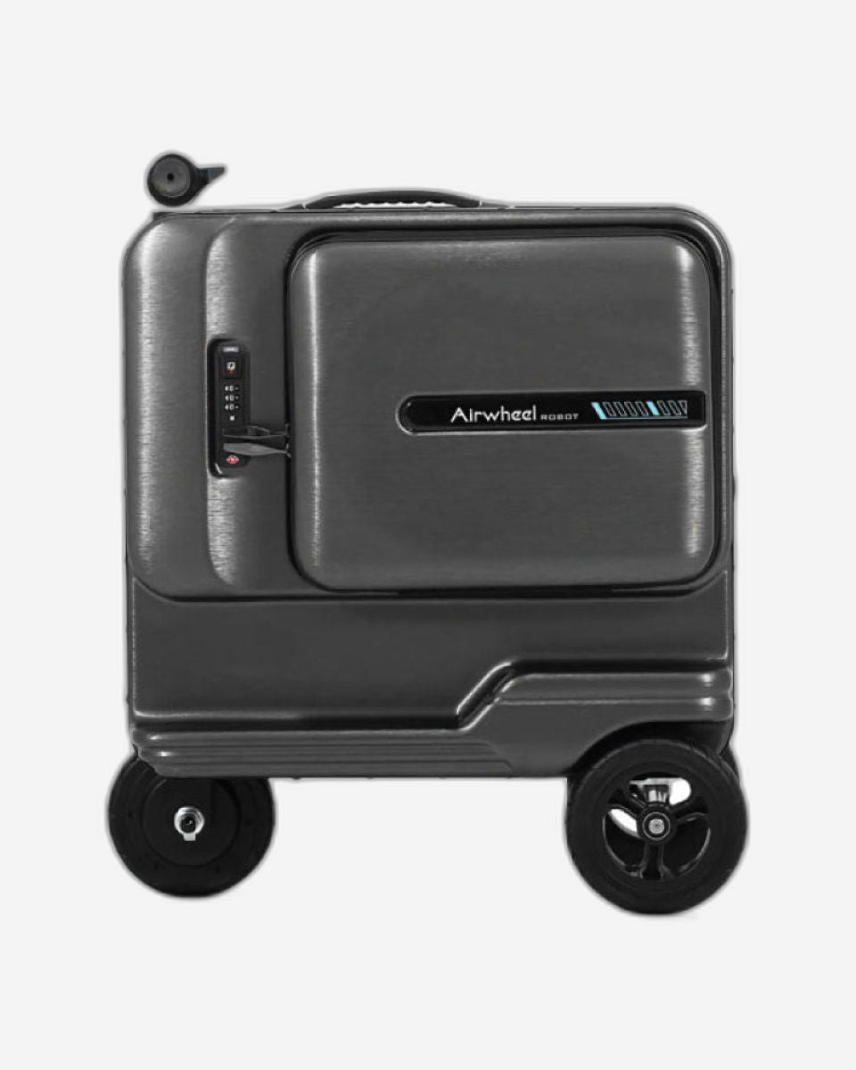 Airwheel SE3T - Electric Luggage Scooter - Black | Extra-Large Smart Riding Suitcase with Removable Battery