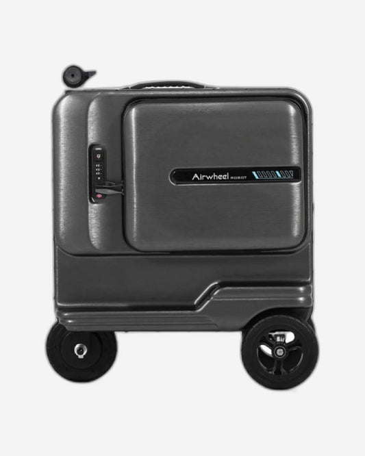 Airwheel SE3T - Electric Luggage Scooter - Black | Extra-Large Smart Riding Suitcase with Removable Battery