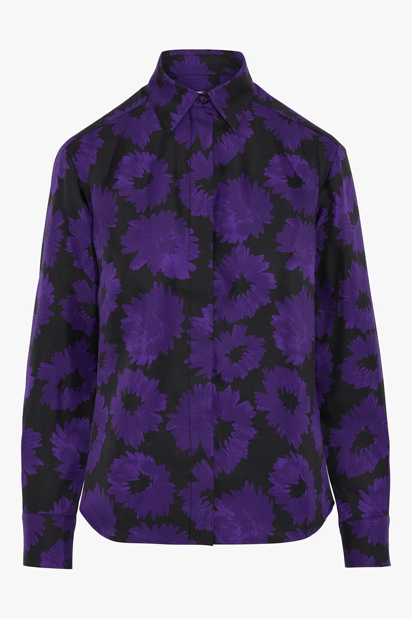 Isabella Silk Twill Printed Shirt