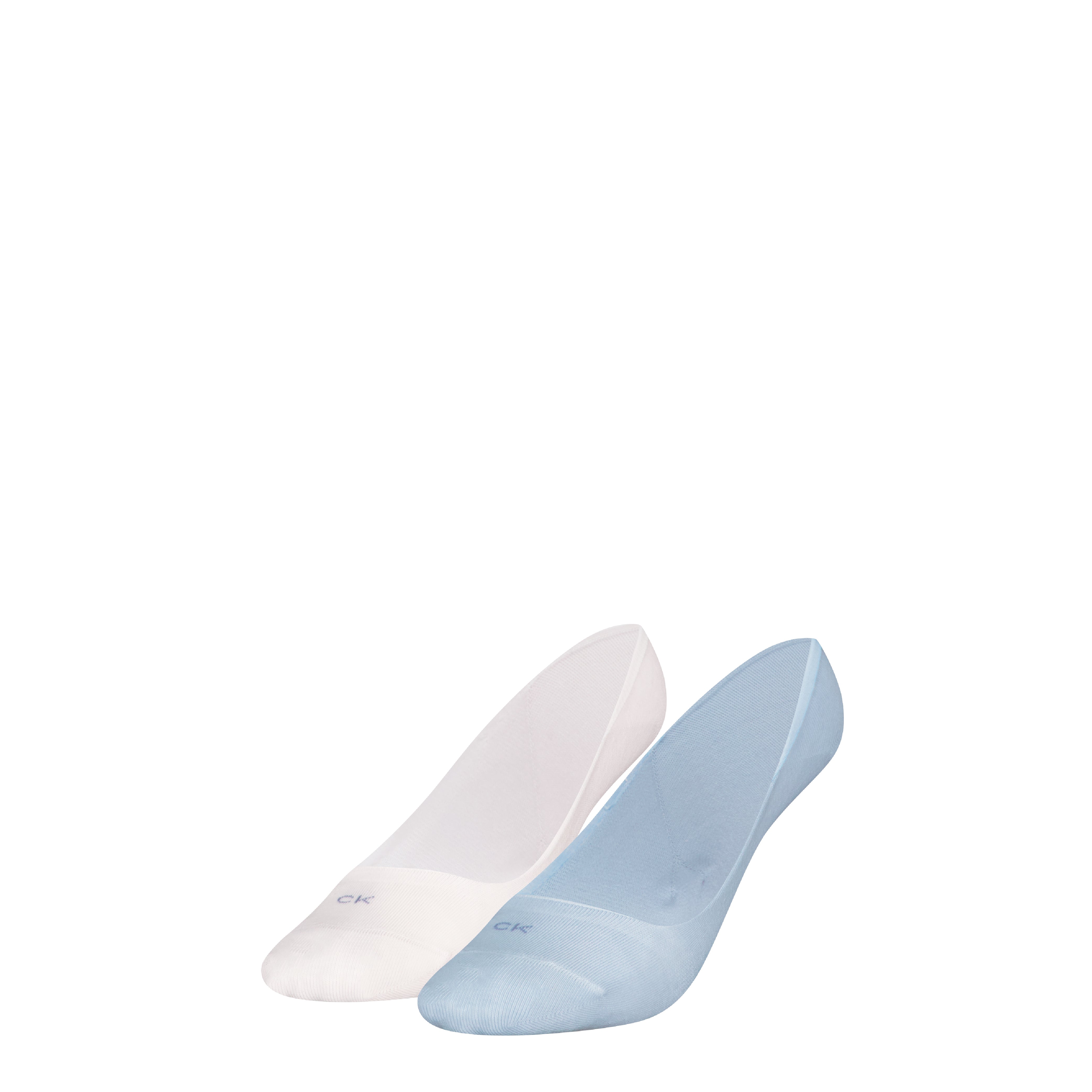 Calvin Klein Women's Invisible Footie Socks 2 pack