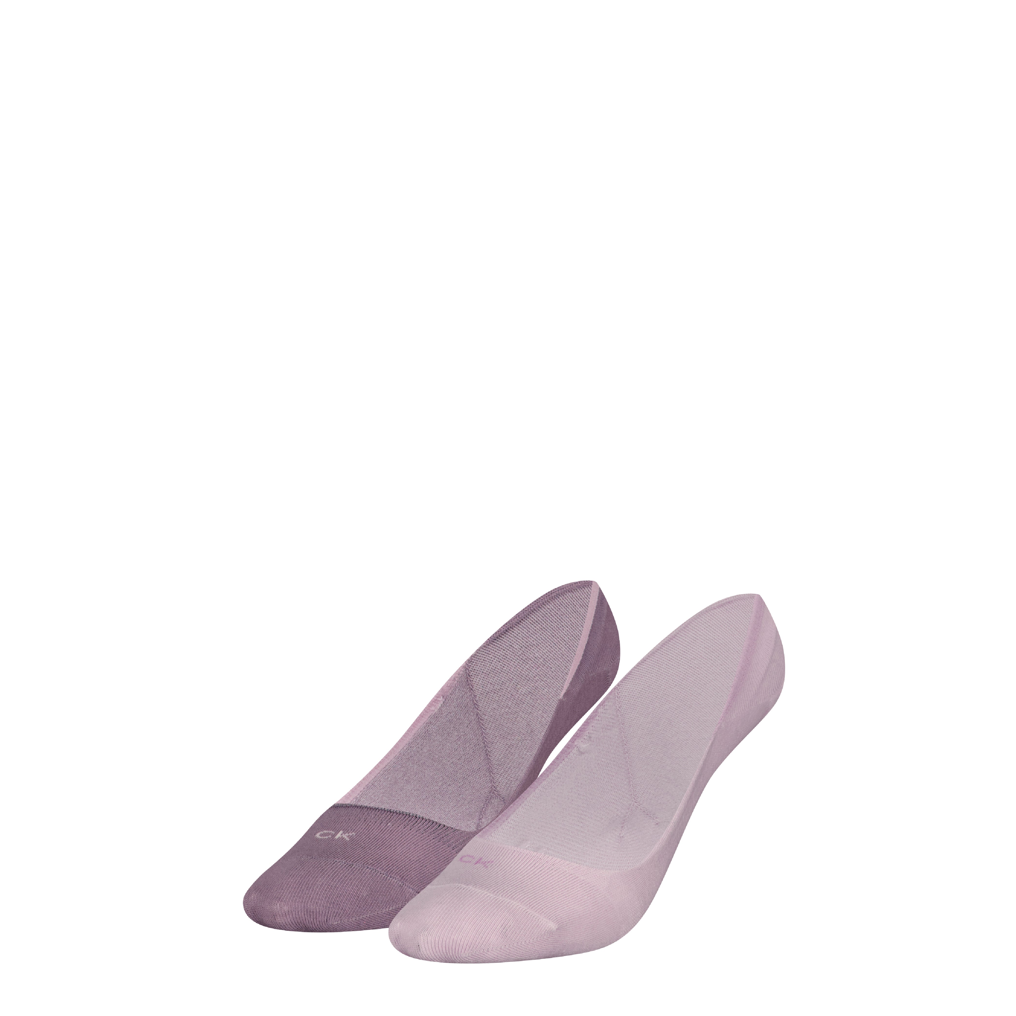 Calvin Klein Women's Invisible Footie Socks 2 pack