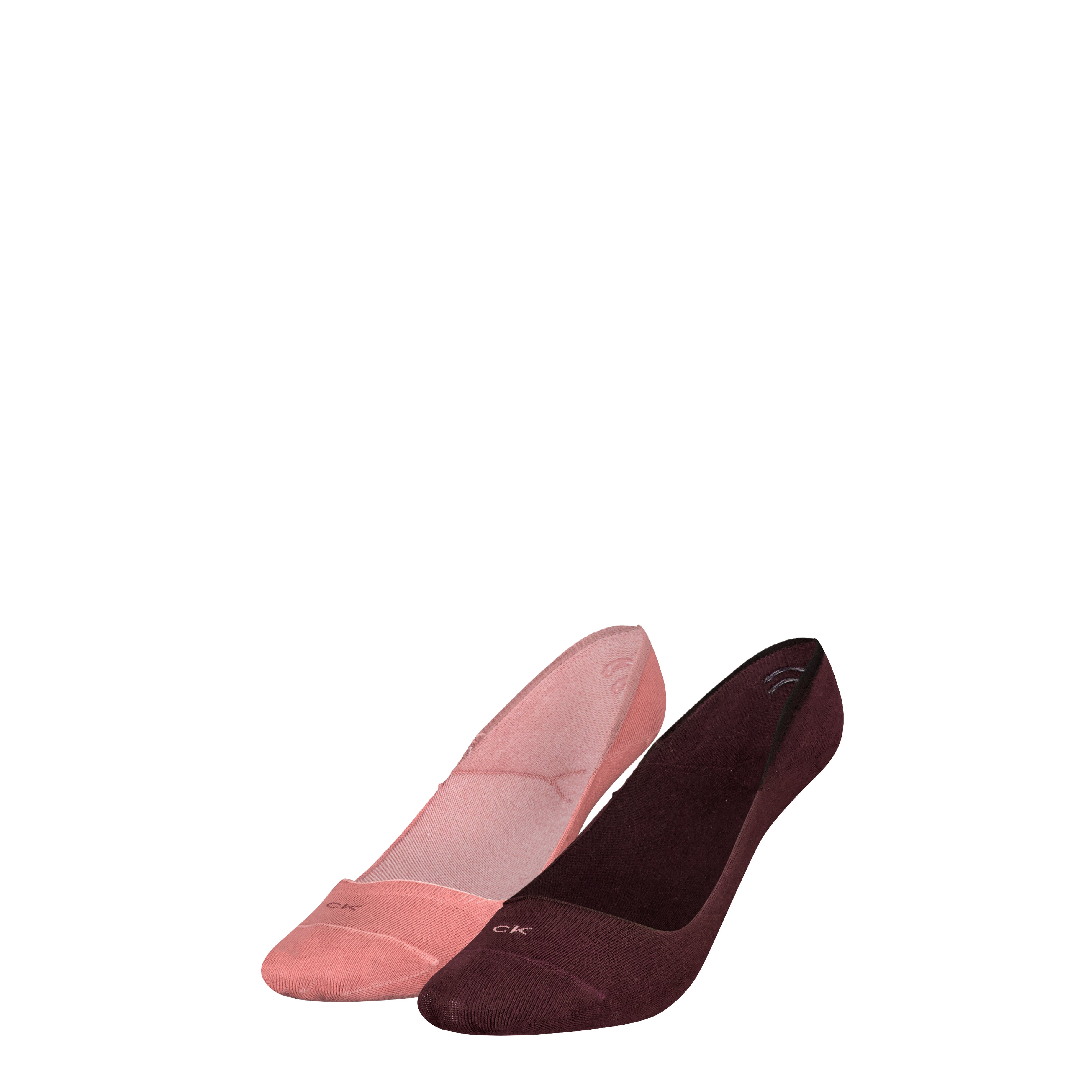 Calvin Klein Women's Invisible Footie Socks 2 pack