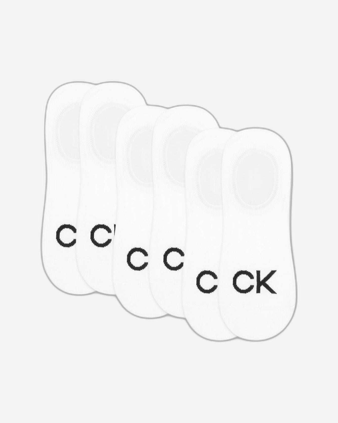 Calvin Klein Men's Invisible Footie Socks 6 pack