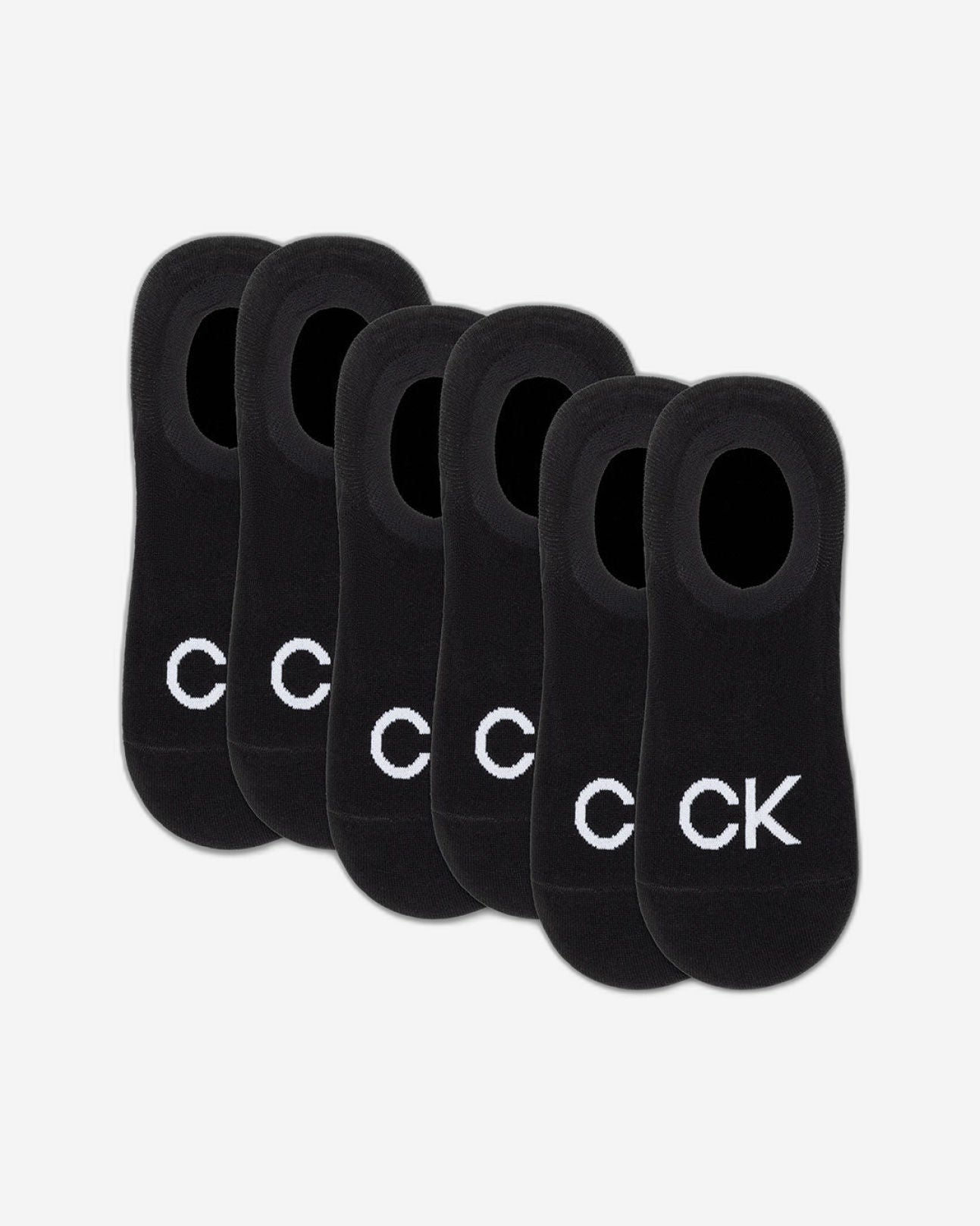 Calvin Klein Men's Invisible Footie Socks 6 pack