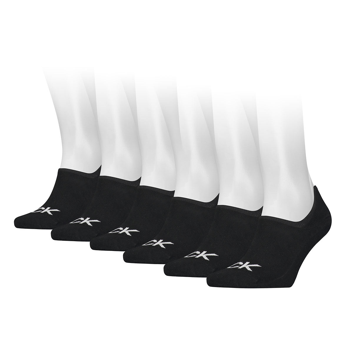 Calvin Klein Men's Invisible Footie Socks 6 pack