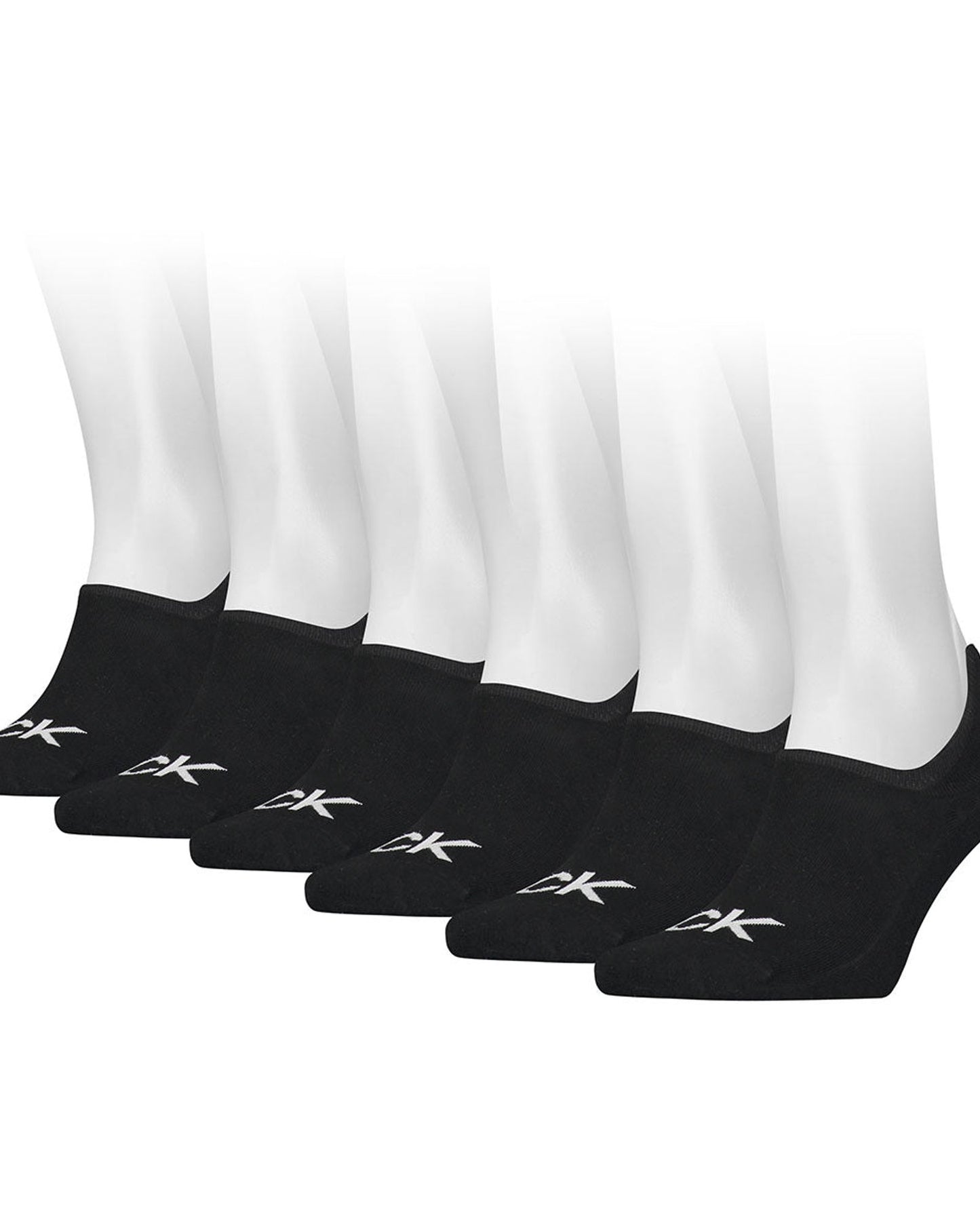 Calvin Klein Men's Invisible Footie Socks 6 pack