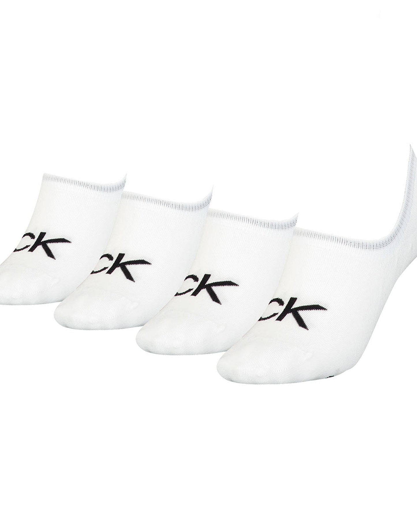 Calvin Klein Women's Invisible Footie Socks 4 pack
