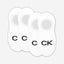 Calvin Klein Women's Invisible Footie Socks 4 pack