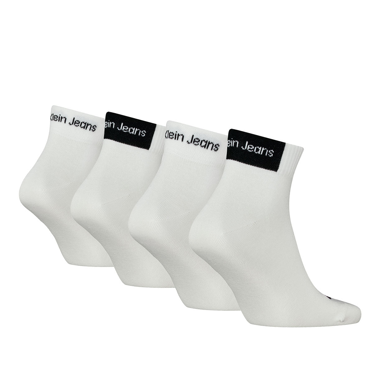 Calvin Klein Jeans Men's Quarter Socks 4 pack