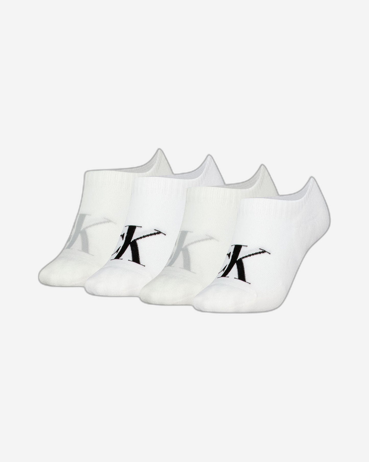 Calvin Klein Jeans Women's Invisible Footie Socks 4 pack