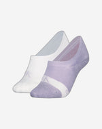 Calvin Klein Jeans Women's Invisible Footie Socks 2 Pack