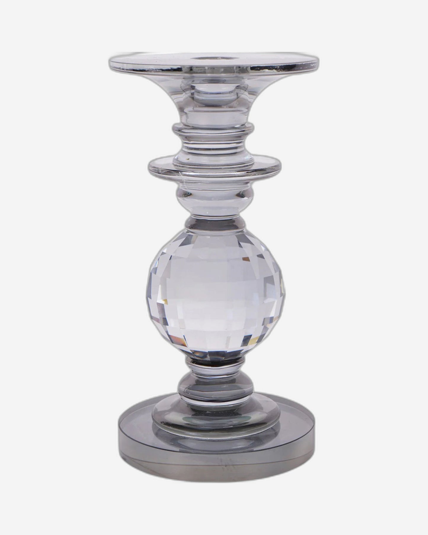 Laura Ashley Kersey Glass Candle Holder 19.5cm - 706326
