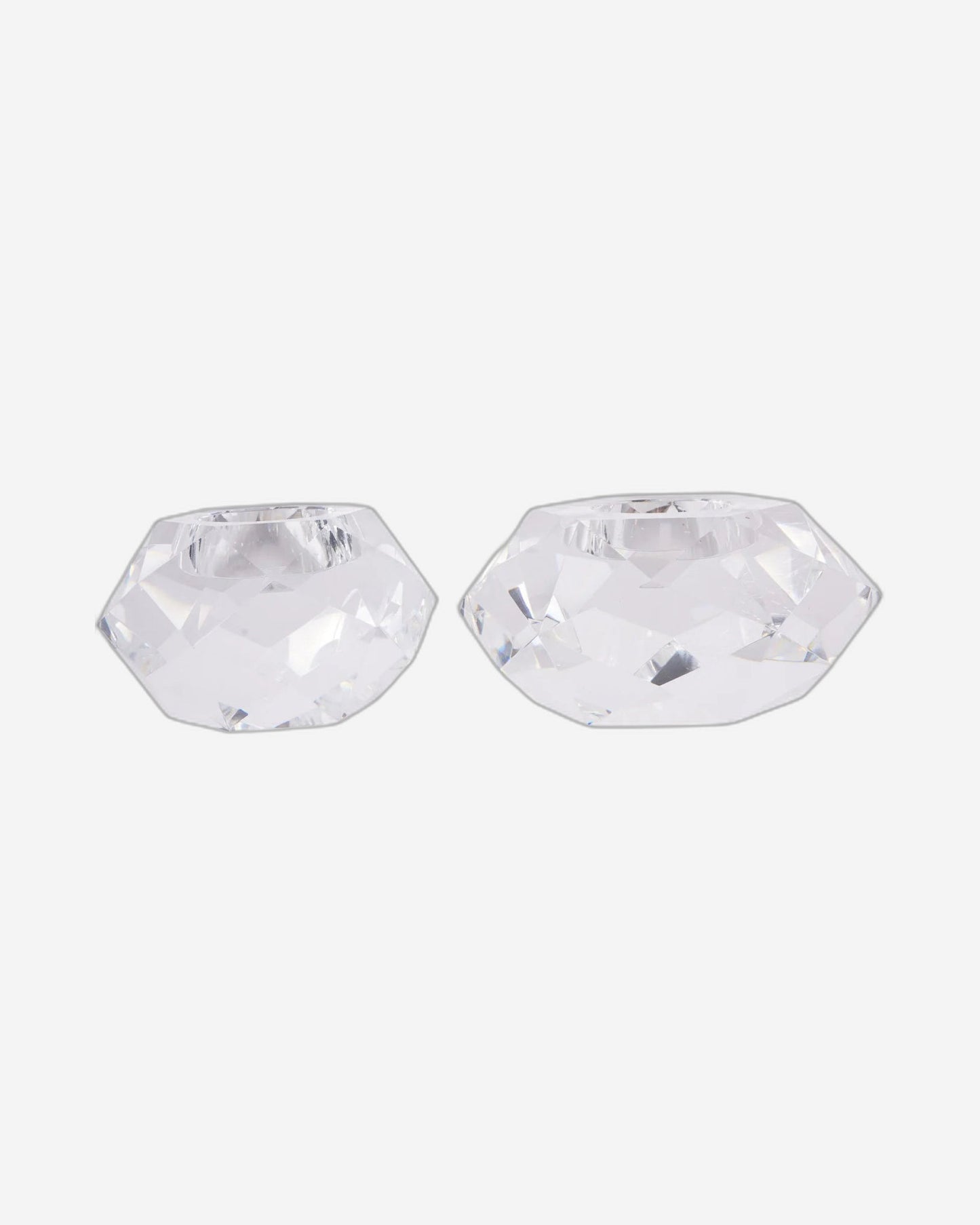 Laura Ashley Set of 2 Morcott Glass Tealight Holder - 706327