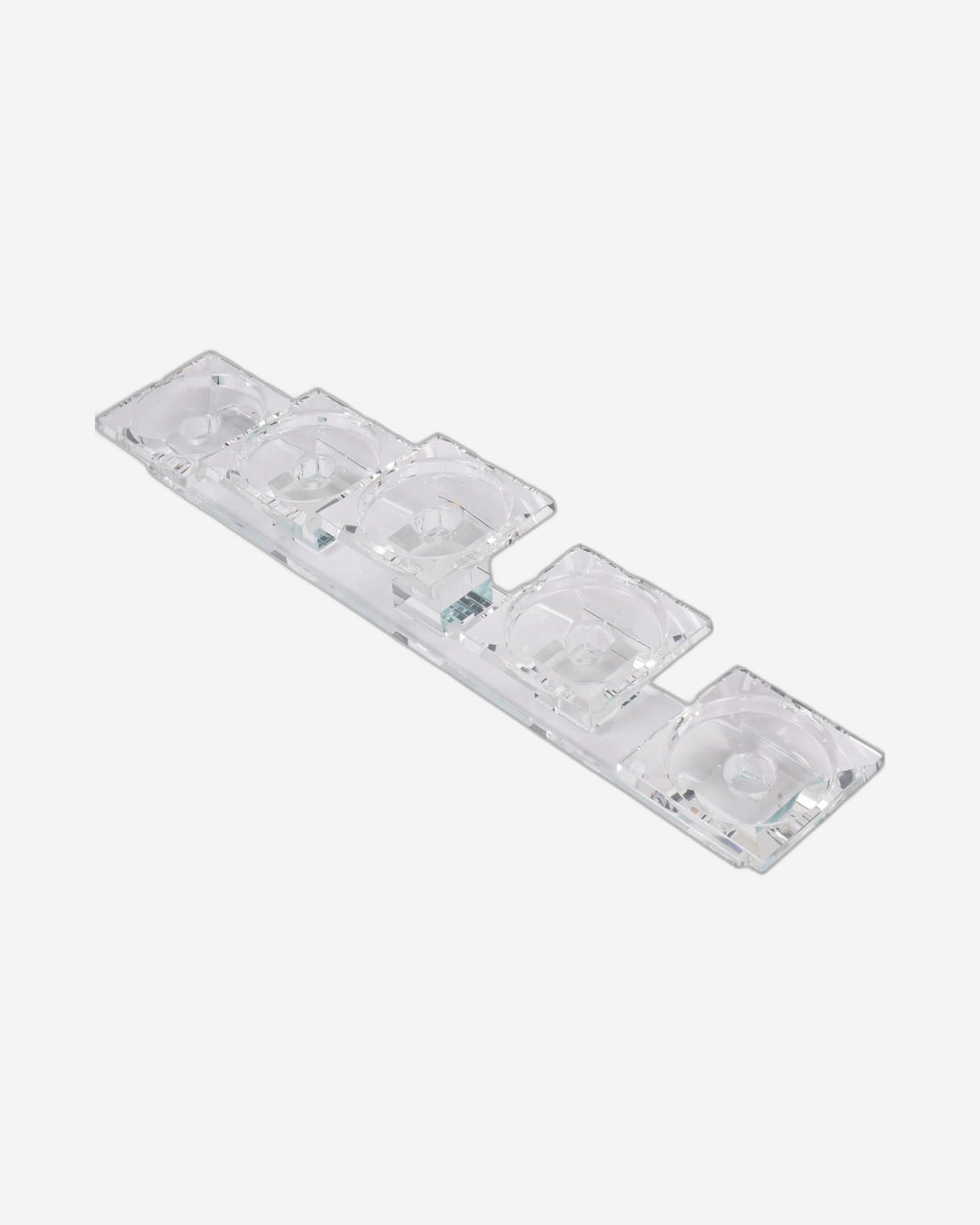 Laura Ashley Morcott Glass 5 Head Pillar Holder - 706328