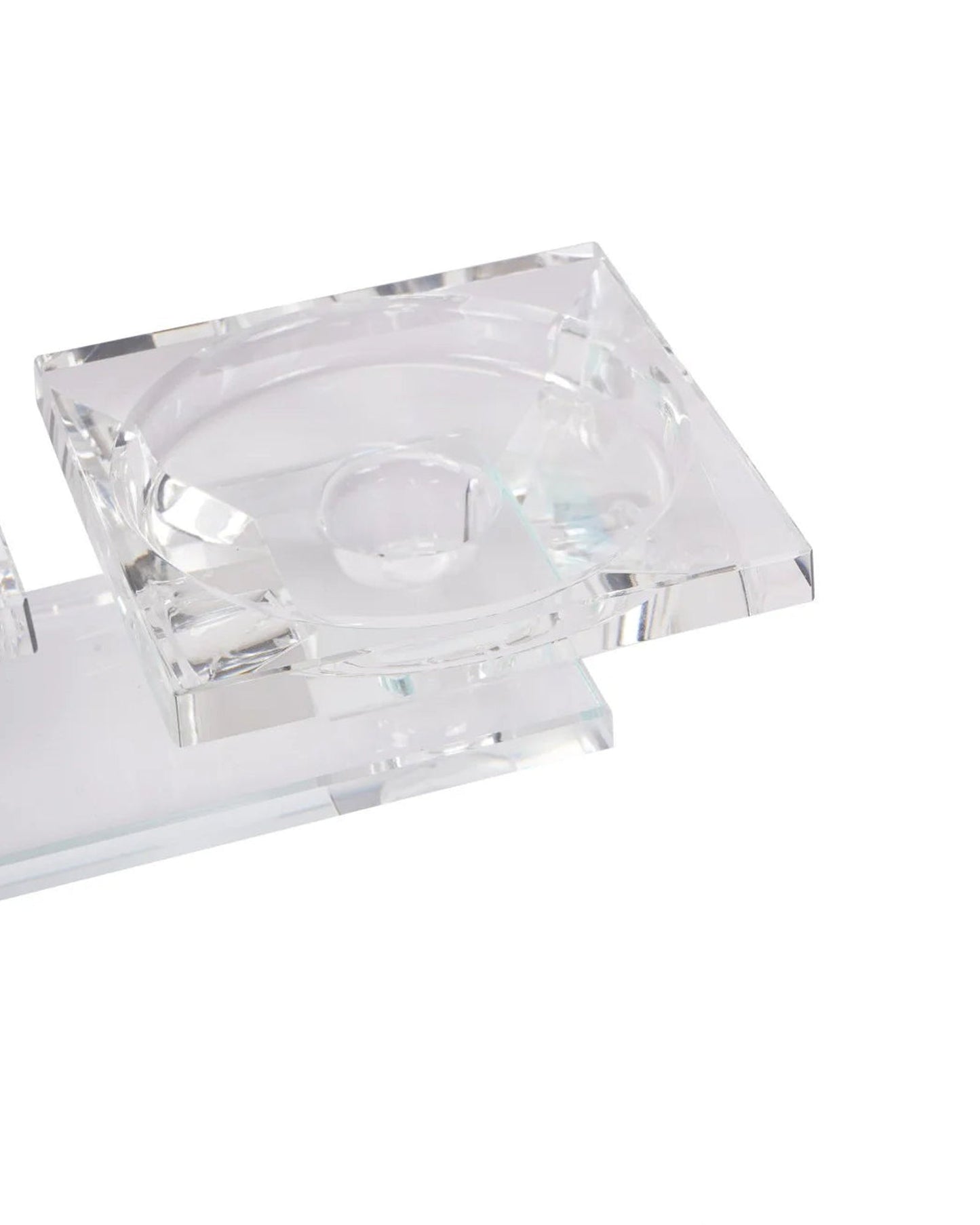 Laura Ashley Morcott Glass 5 Head Pillar Holder - 706328