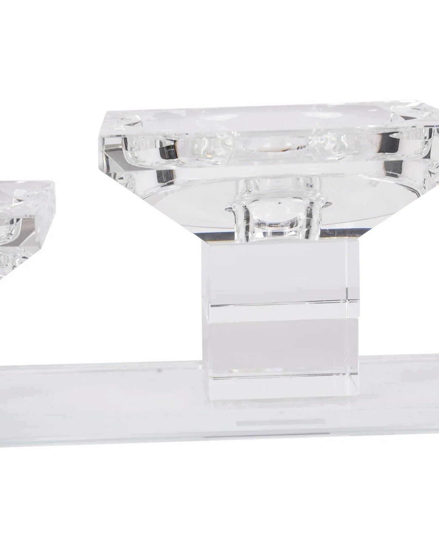 Laura Ashley Morcott Glass 5 Head Pillar Holder - 706328