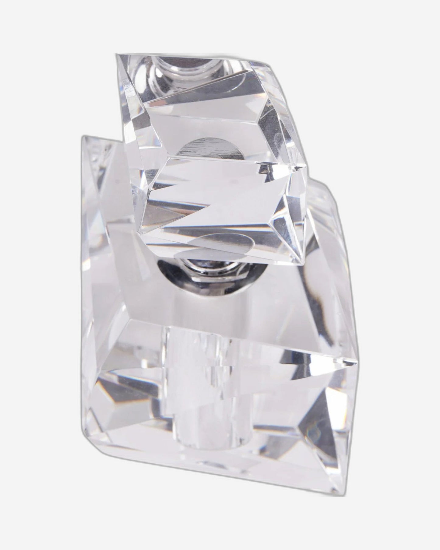 Laura Ashley Morcott Glass Faceted Decorative Bottle 12.5cm -706329