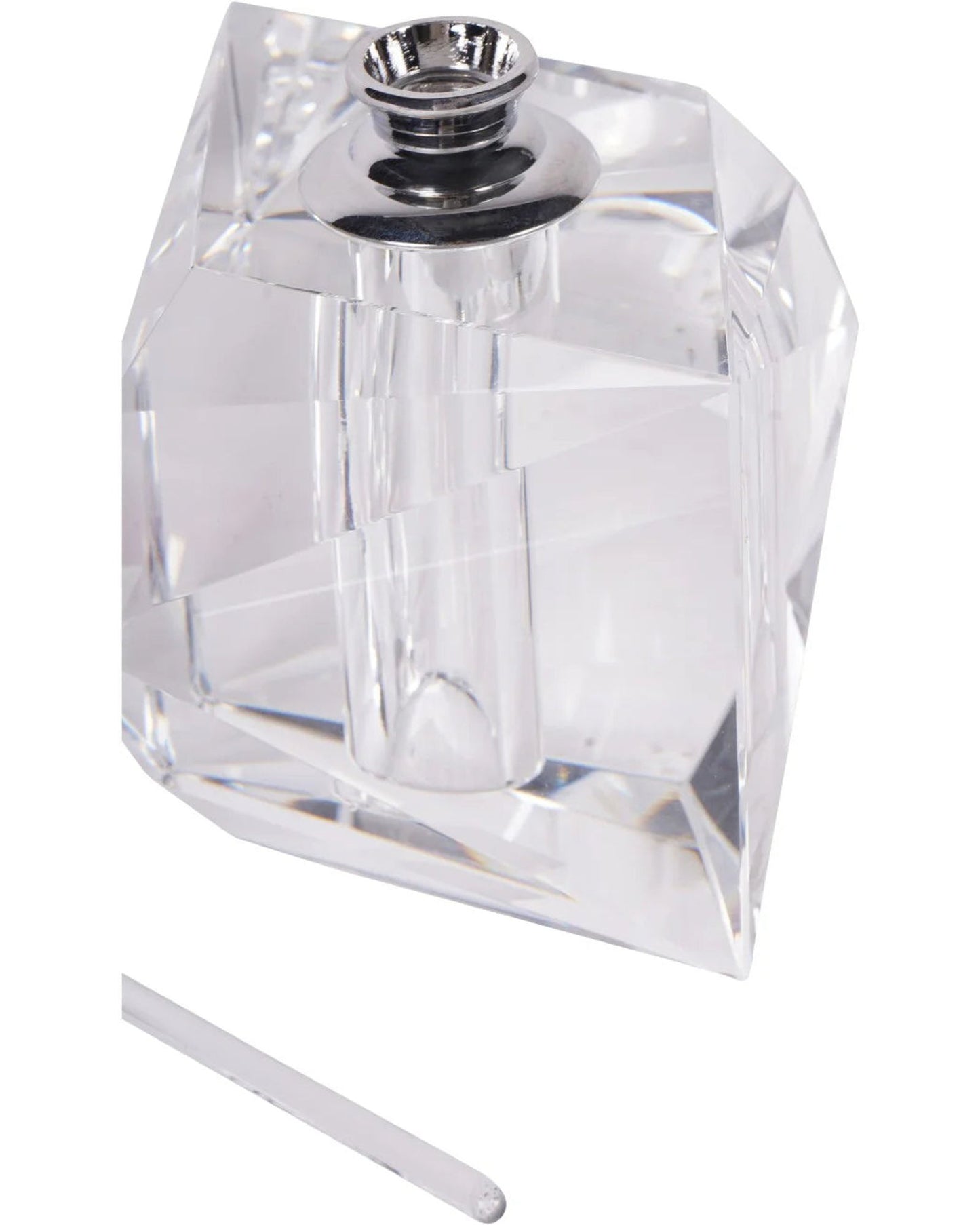 Laura Ashley Morcott Glass Faceted Decorative Bottle 12.5cm -706329