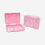 Bamboo Bark Lunch Box Pink Ballerina Castle Print