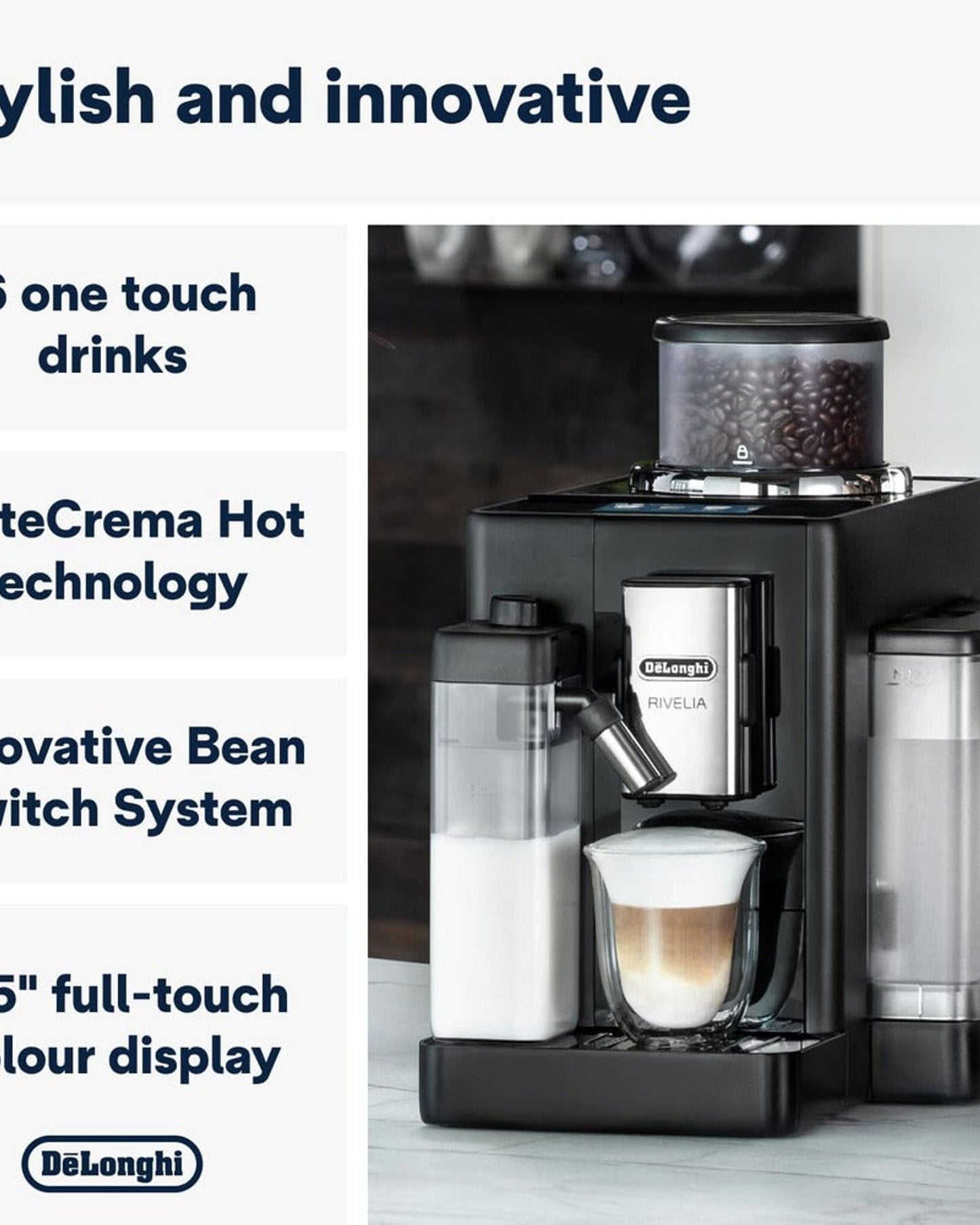 De'Longhi Rivelia Automatic Coffee Machine