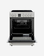 Hoover Free Standing 60x60 Cm Ceramic/Electric Cooker, 65L Electric Oven, Double-Glazed Door, With Child Lock, Made In Turkey 1 Year Manufacturer, Inox Finish- HVC-V64E-SP